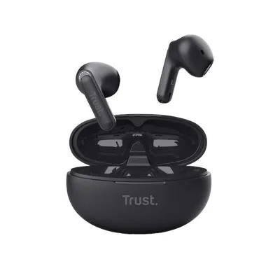 Zdjęcie produktu dla Trust Yavi Zestaw słuchawkowy True Wireless Stereo (TWS) Douszny Połączenia/muzyka USB Type-C Bluetooth Czarny