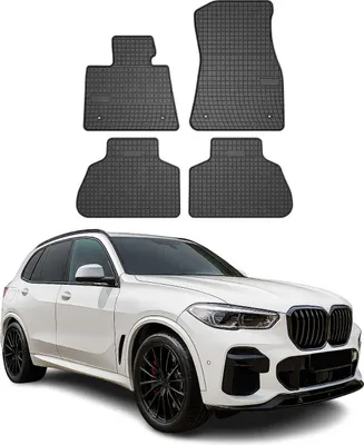 Immagine prodotto di 2018-2025 BMW X5 G05 Tappetini in gomma nera 4 pezzi