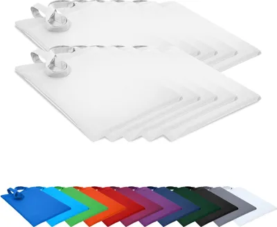 Produktbild von 10er PACK Baumwolltaschen 28x32cm Stofftaschen Tragetaschen Beutel Einkaufstaschen Stoffbeutel Taschen, in Farbe: Weiß
