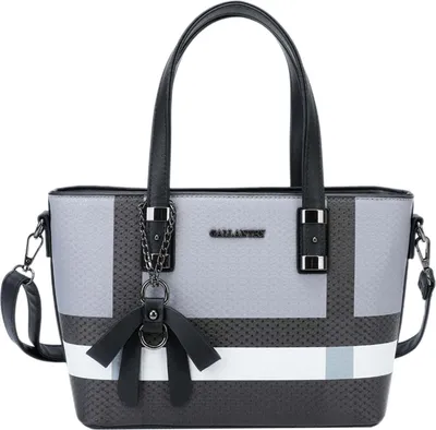 Produktbild von Gallantry, Große Tasche Damen mit Schleife, Grau