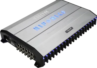 Zdjęcie produktu dla Hifonics TRX4004DSP, D, 4 kan., 300 W, 20 - 20000 Hz, 0 - 180°, 255 mm