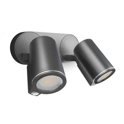 Produktbild von Steinel Sensor-Außenstrahler Spot Duo Sensor Connect Schwarz