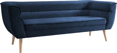 Produktbild von MIRJAN24 Sofa Bal 3, Polstersofa mit Wellenfeder, Holzfüße, Wohnzimmer Kollektion (Farbe: Kronos 09)