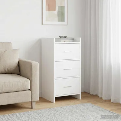 Immagine prodotto di Credenza vidaXL bianca 40 x 36 x 80 cm in materiale derivato dal legno