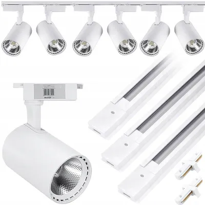 Produktbild von Decorya 6x LED Schienenspot Set 30W Warmweiß Deckenbeleuchtung