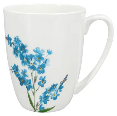 Image de Tasse en porcelaine Luna Pomněnka 350 ml, blanc/bleu