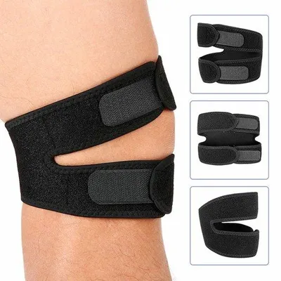 Produktbild von Knieband mit doppeltem Effekt, offener Patella, Sportknieband