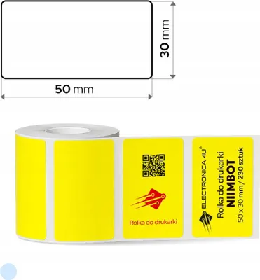 Produktbild von Selbstklebende Etiketten, Thermosticker für den Drucker Niimbot B21_Pro 50x30