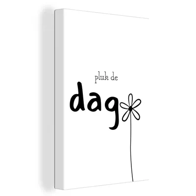 Obrázek produktu pro OneMillionCanvasses® Malba na plátně Nástěnná malba na plátně - Využij dne - Citáty - Přísloví - Carpe diem - 20x30cm