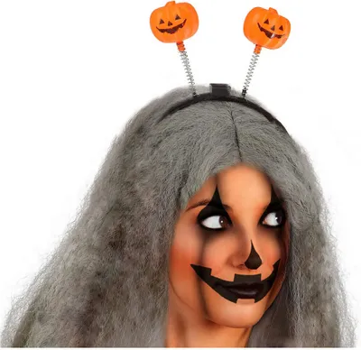 Produktbild von Stirnband Kürbis Orange Halloween Terror