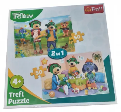 Obrázek produktu pro Puzzle Trefl "Treflik" – rodinná sada, 50 dílků, pro děti