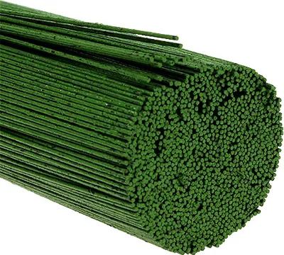 Produktbild von Floristik Gerberadraht Grün 1mm x 400mm - Floristendarht für Gestecke und Dekorationen, 2,5kg