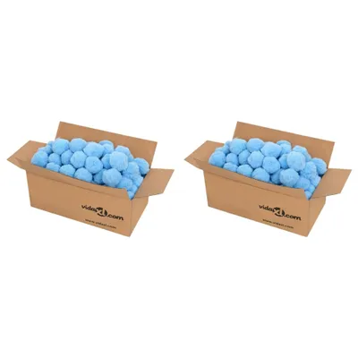 Zdjęcie produktu dla Antybakteryjne kulki filtracyjne do basenu, niebieskie, 1400 g