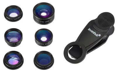 Zdjęcie produktu dla Zestaw obiektywów Levenhuk Lens S7 do smartfonów