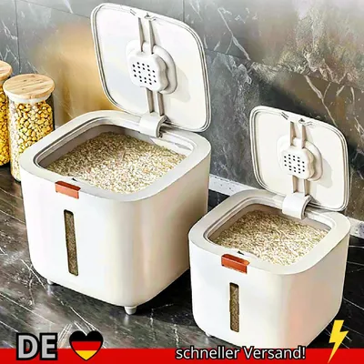 Produktbild von Reisbehälter Glas Insektensicher Vorratsdose Getreide