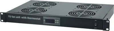 Obrázek produktu pro XtendLan Ventilace do 1U pozice, termostat, 4 ventilatory, hloubka 350mm
