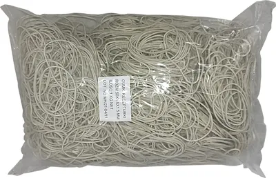 Produktbild von 1 kg Gummiringe weiß 50 mm Ø 1,5 x 1,5 mm breit