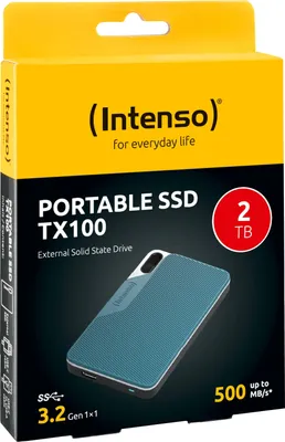 Obrázek produktu pro Intenso TX100 2 TB externí pevný disk SSD modrý, šedý