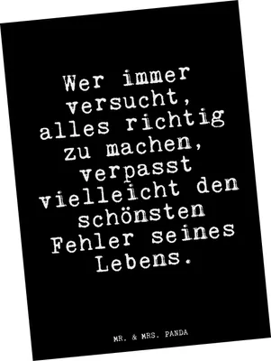 Produktbild von Mr. & Mrs. Panda Postkarte Wer immer versucht, alles... - Schwarz - Geschenk, Grußkarte, Liebesleben, Beziehung, Ansichtskarten, Liebe, bildkarte, Freundin, Postkarten