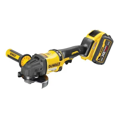 Image de Meuleuse 2.0 XR FLEXVOLT 54V 2Ah Li-Ion Brushless 125mm DEWALT - 2 batteries - coffret TSTAK - DCG418T2-QW