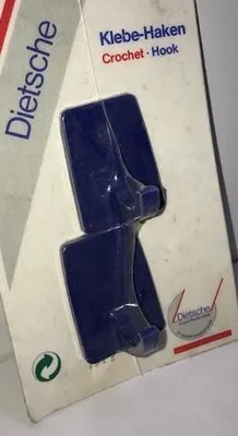 Productafbeelding van Universele handdoekhaken zelfklevend (setje van 2) donkerblauw