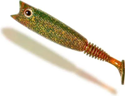 Produktbild von Quantum Wackelarsch 9cm 6g - 4 Gummifische, Farbe:Motoröl
