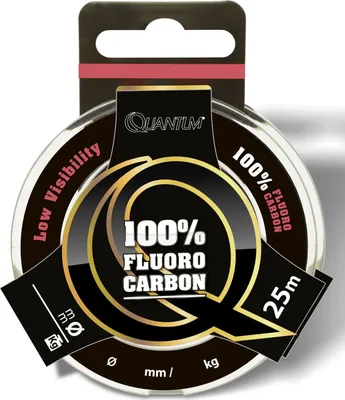 Produktbild von Quantum Fluoro Carbon Predator 25m - Vorfachschnur, Durchmesser/Tragkraft:0.25mm / 4.0kg / 9lbs