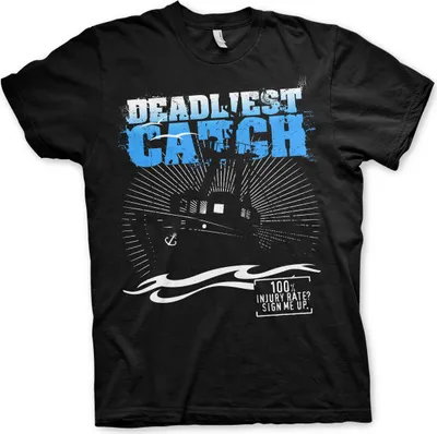 Produktbild von Deadliest Catch T-Shirt - Medium - Black