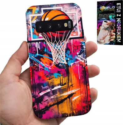 Image de Étui Pour Samsung Galaxy S10 Plus - Basketball Nba Street Graffiti Basket Fan