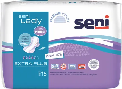 Produktbild von Seni Lady Inkontinenzeinlagen, atmungsaktiv, Extra Plus, 1x 15St