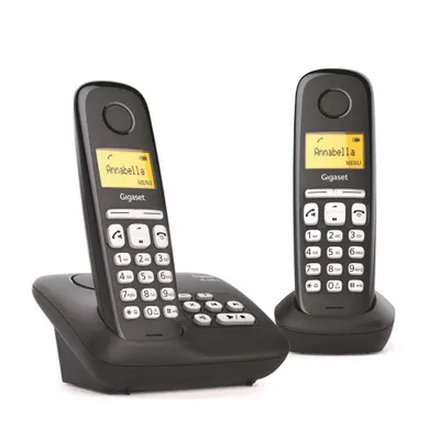 Image de Gigaset Al385A Duo Téléphone + Répondeur Noir