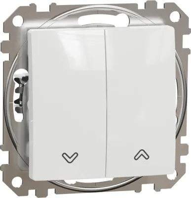 Zdjęcie produktu dla Wyłącznik żaluzjowy Sedna Design biały błyszczący SDD111104 Schneider Electric