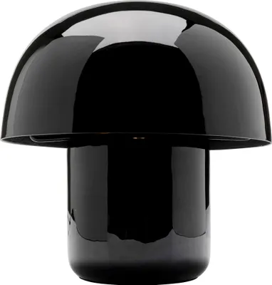 Zdjęcie produktu dla Kare designerska lampa stołowa grzyb czarny metal nowoczesny minimalistyczny