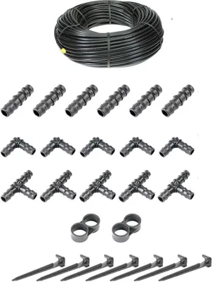 Produktbild von Bewässerungssystem mit Tropfschlauch mit oder ohne Druckkompensierung – mit Druckkompensierung / 100 Meter