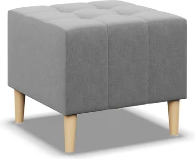 Produktbild von Sitzpouf für das Wohnzimmer 50 x 50 cm, Grau