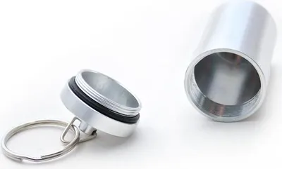 Produktbild von Pillendose groß silber