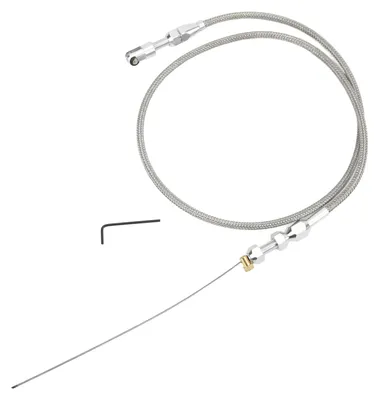 Image de Câble d'accélérateur de rechange en acier inoxydable de 91,4 cm pour moteurs Chevrolet LS1 4,8 / 5,3 / 6,0 L, modèles 1999-2007