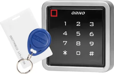 Produktbild von ORNO Zahlenschloss mit 125kHz Proximity-Karten- und Schlüsselanhängerleser, wasserdicht IP68 (OR-ZS-816)