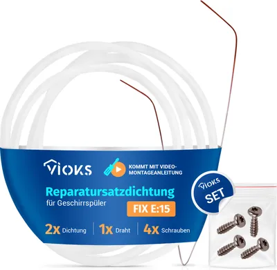 Produktbild von Reparatursatz 2x Dichtung passend wie Bosch 12005744 182mmØ für Geschirrspüler