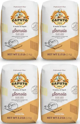 Produktbild von Semola Rimacinata Nudelmehl 1 kg – Caputo – 4x