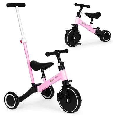 Obrázok produktu pre Dětská tříkolka 2v1 ECOTOYS od 3 let – odrážedlo a šlapací kolo