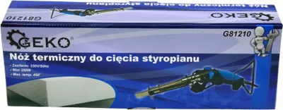 Obrázek produktu pro GEKO Tavná řezačka na polystyren a PVC 250 W, termonůž, G81210