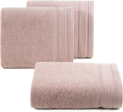 Zdjęcie produktu dla Ręcznik kąpielowy Kely 70x140 cm pudrowy róż z bordiurą