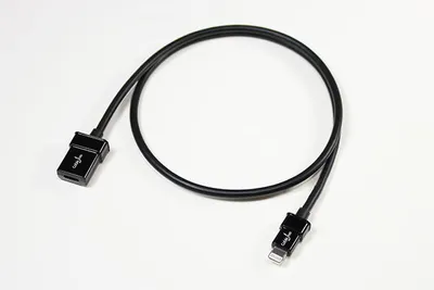 Produktbild von CableJive Dock Extender, 60 cm (2 ft), Verlängerungskabel für iPad, iPhone mit 8-poligem Anschluß, schwarz