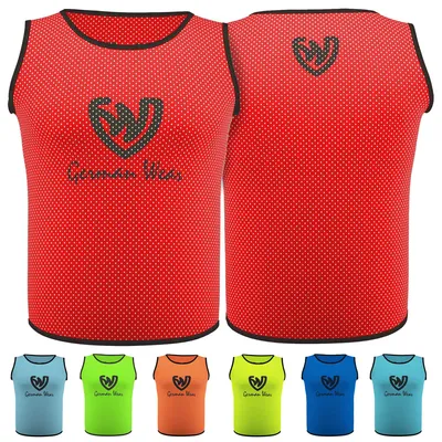 Produktbild von Leibchen Trainingsleibchen Markierungshemd Kinder Erwachsene, Farbe:Rot, Bibs:Junior (M)