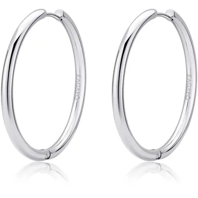 Produktbild von SHK75-Stahl-Ohrringe mit klobigem Ring