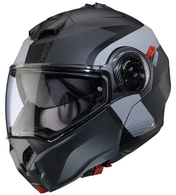Immagine prodotto di Casco Caberg Duke Evo Indy ribaltabile, nero opaco/grigio, M (57/58)