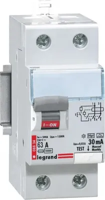 Immagine prodotto di Interruttore differenziale bipolare 30mA 40A tipo AC 2MD
