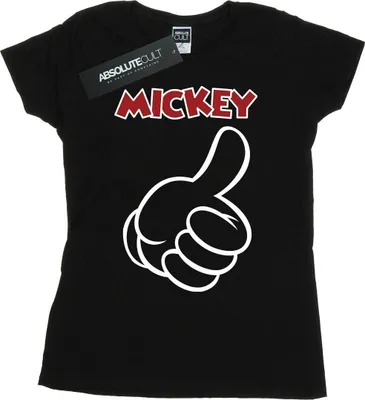 Zdjęcie produktu dla Disney – koszulka damska „Mickey Mouse Thumbs Up” BI31399 (XXL) (czarna)
