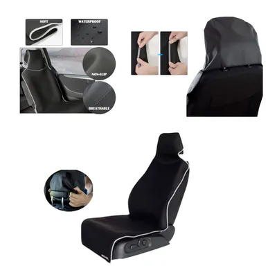 Produktbild von Auto Sitzauflage Neopren Universal Autositzauflage Vordersitze Sitzaufleger Wasserdicht Sitzschoner Sitzbezug